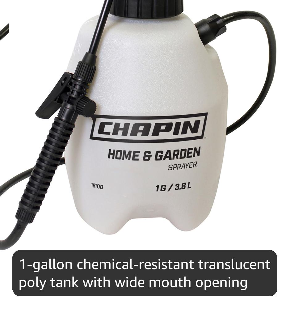Amazon.com : Chapin 16100 Pump Sprayer, 1‑Gallon, Lawn & Garden